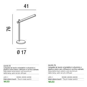 Perenz RULER 6646 N LED pantalla moderna