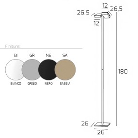 Top Light STYLE 1167T lampadaire led