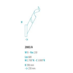 Applique led Fratelli Braga...