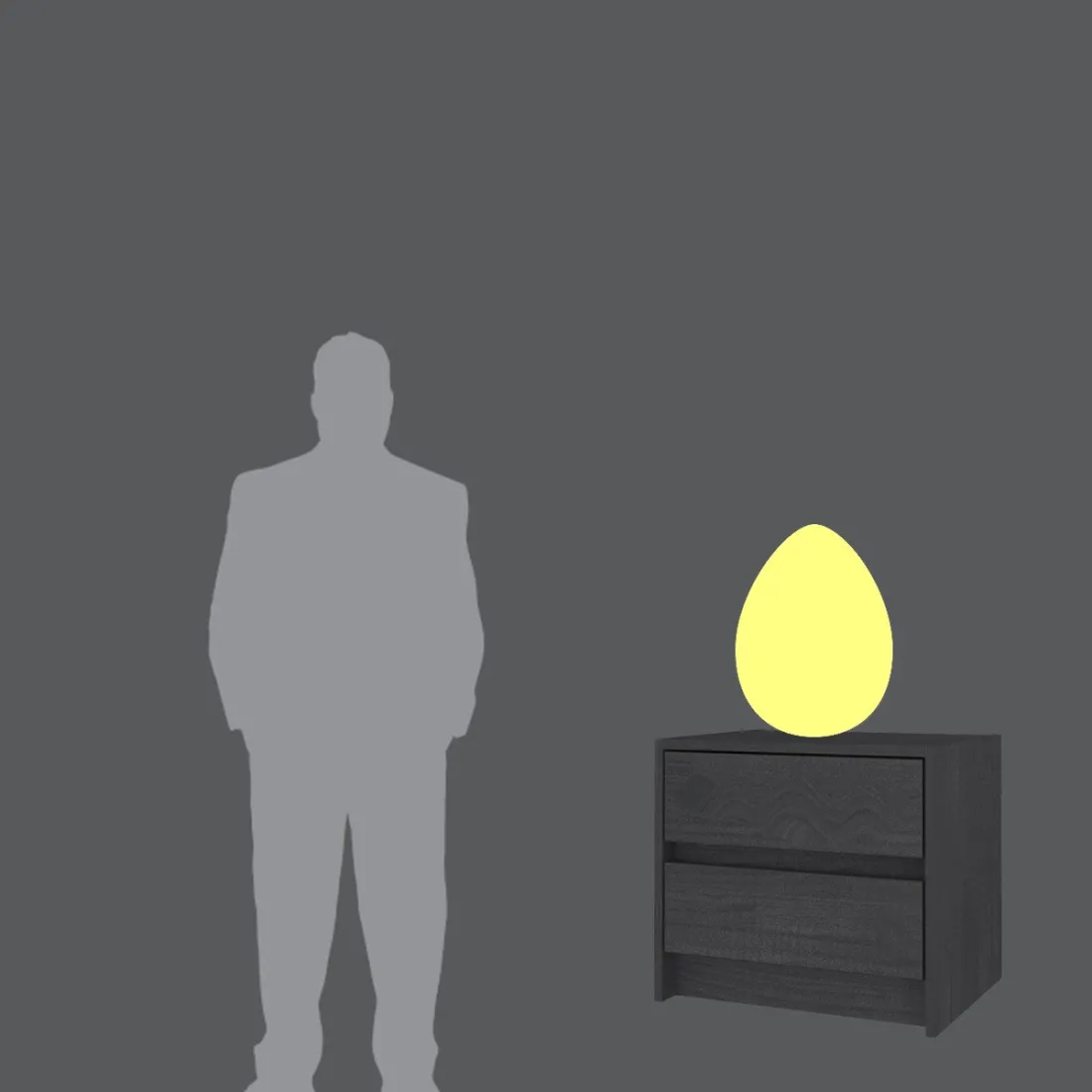 Lampe en verre Due P Breath 2691 LG