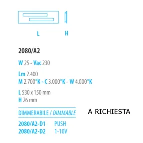Wandleuchte FB-GAMMA 2080...