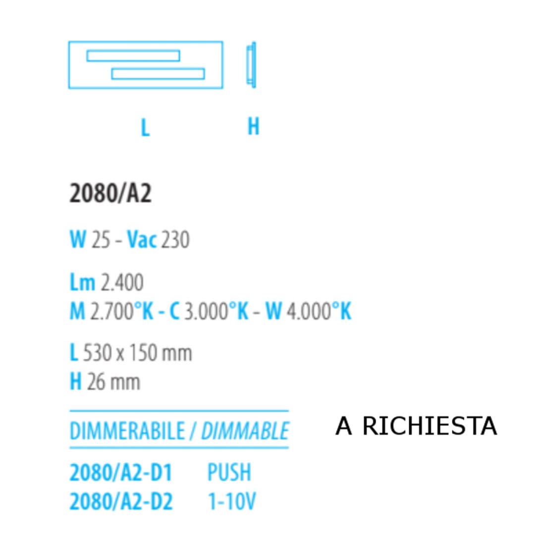 Applique GAMMA 2080 A2Fratelli BRAGA