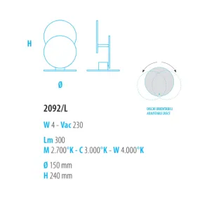 Abat-jour moderna Fratelli...