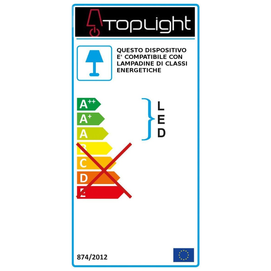 Applique moderna Top Light GASOLINE 1171 1