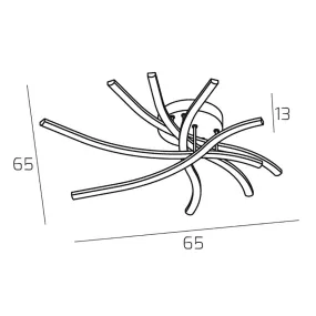 Top Light TORNADO 1163 PLM plafón led
