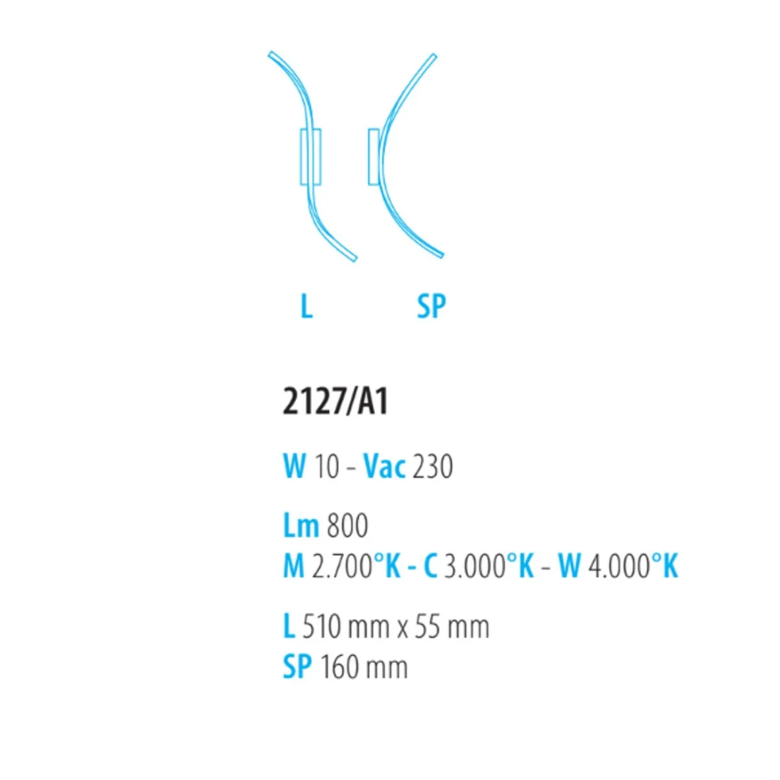 Applique SCIA 2127 A1 Fratelli Braga