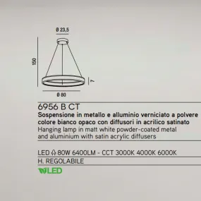 Lampadario KIRKO 6956 Perenz