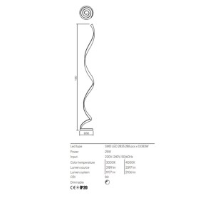 Piantana TORSION Redo group