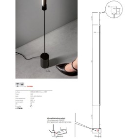 Plafonnier sur pied Redo Group ACROBAT 2284 dimmable led