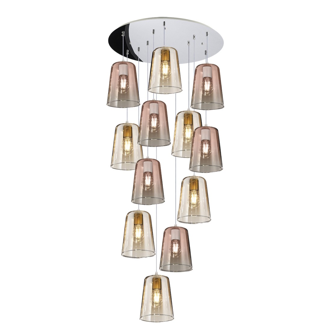 Lampadario Top Light SHADED 1164CR S12 T AR