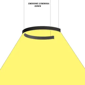 Lampadario led moderno Fratelli Braga HUG 2159 S60-1