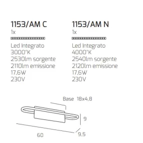 OUTLET Applique moderno TOP...