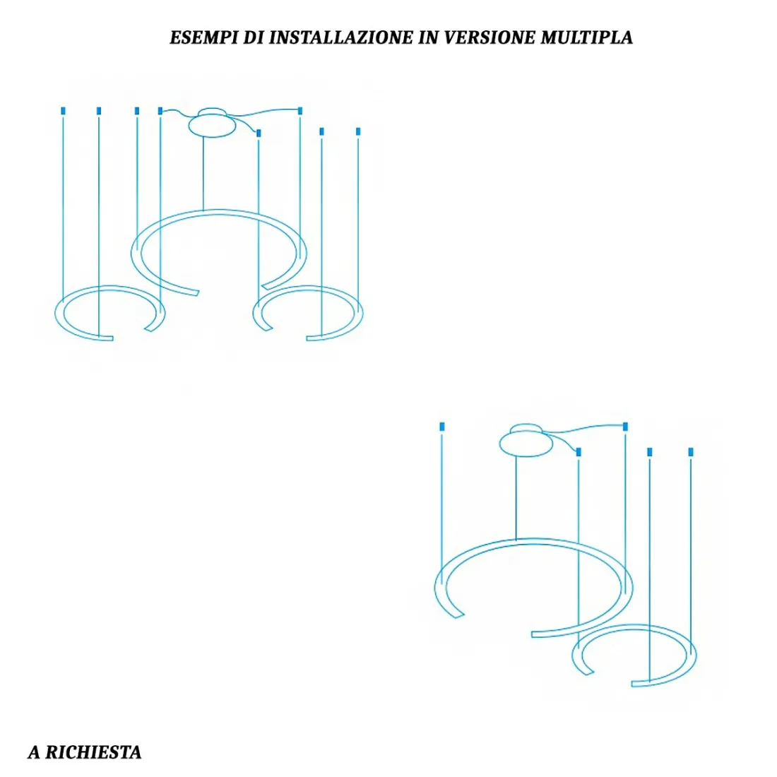 Moderner LED-Kronleuchter Fratelli Braga HUG 2159 S40-2