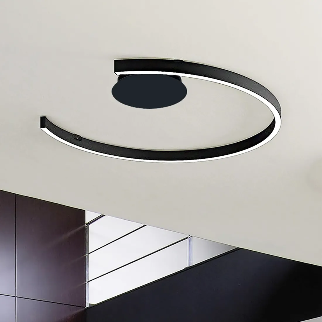 Plafonnier LED moderne Fratelli Braga HUG 2159 TR60