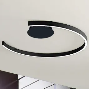 Plafoniera led moderna Fratelli Braga HUG 2159 TR90