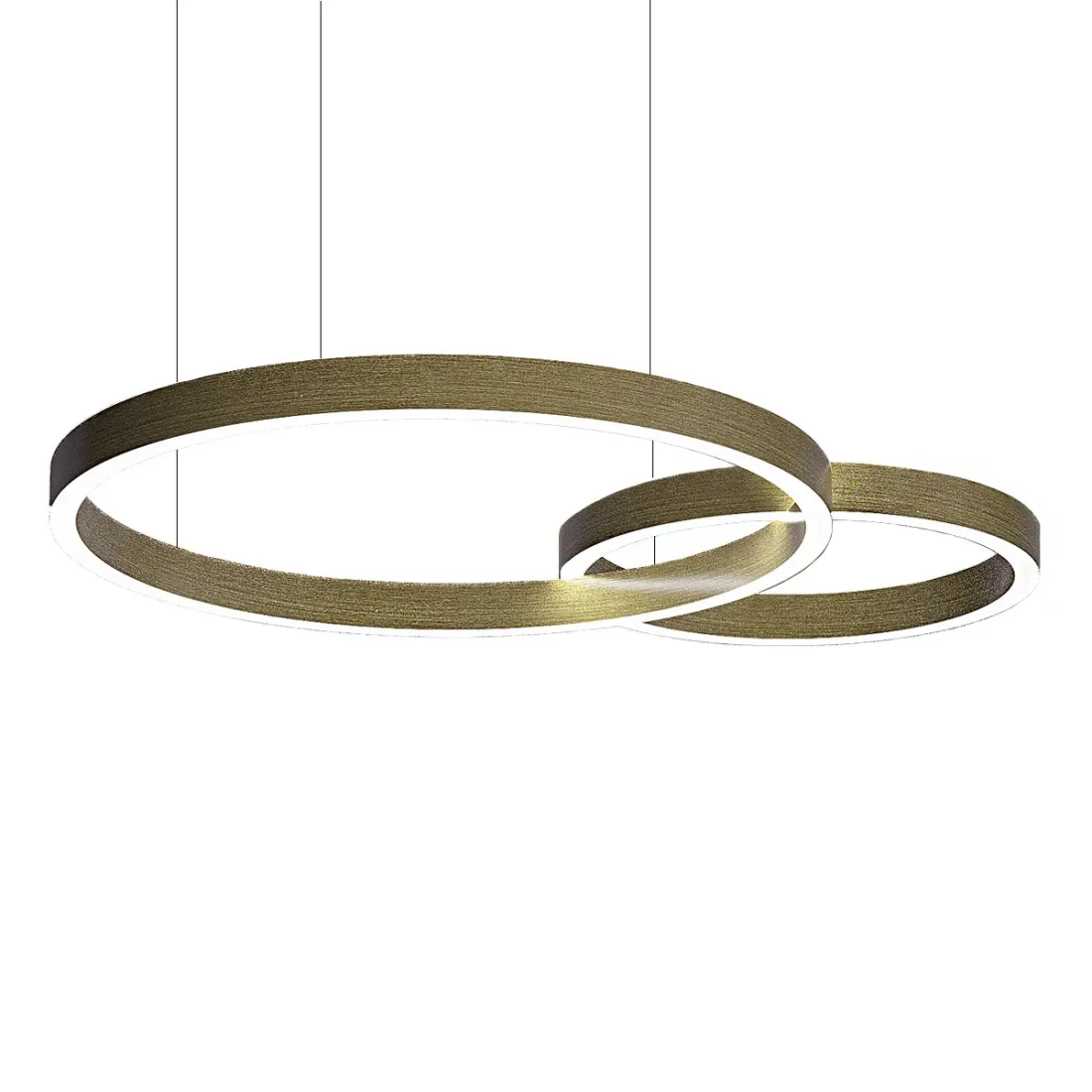 Einstrahliger LED-Kronleuchter Fratelli Braga LOOP 2128 S60 40 1