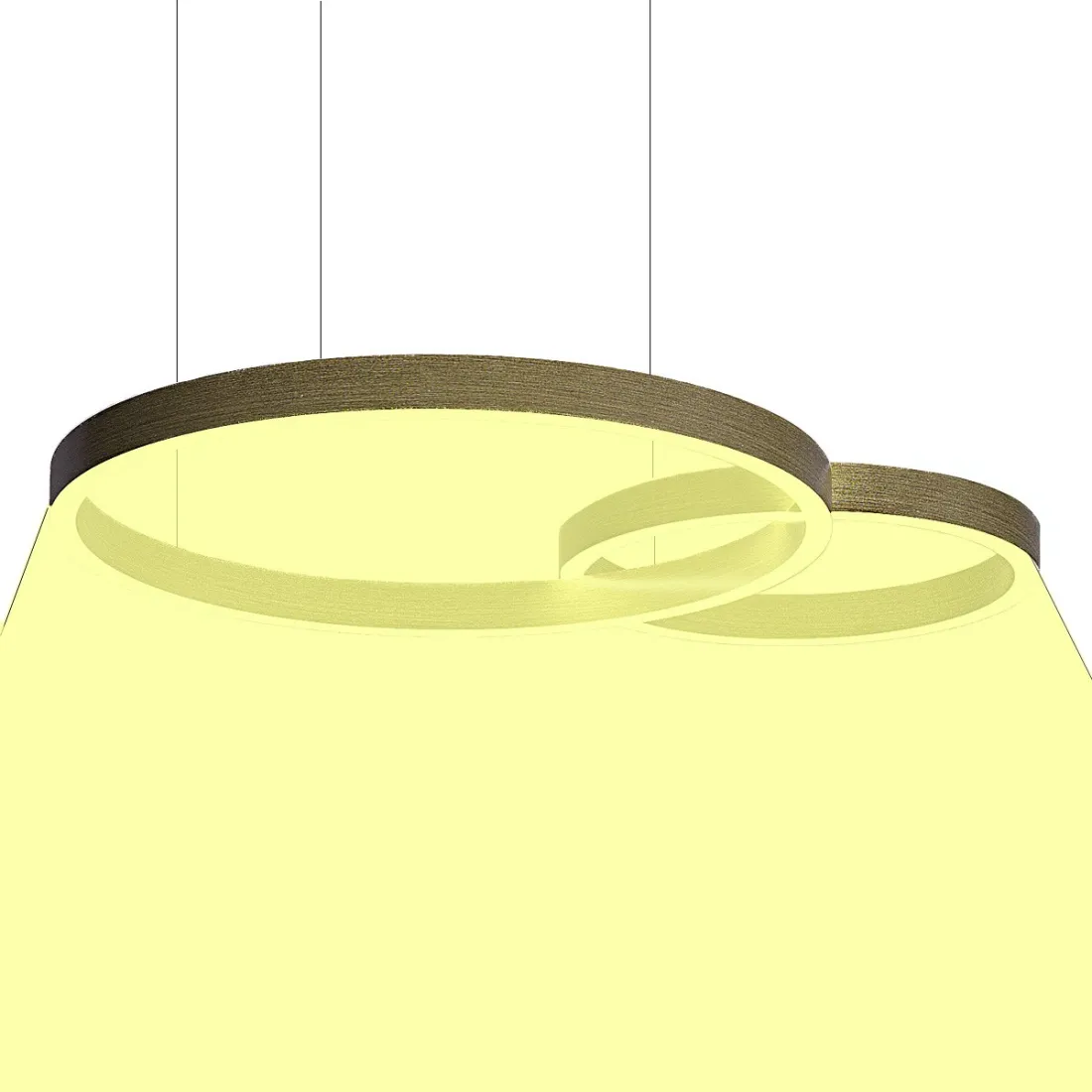 Einstrahliger LED-Kronleuchter Fratelli Braga LOOP 2128 S60 40 1