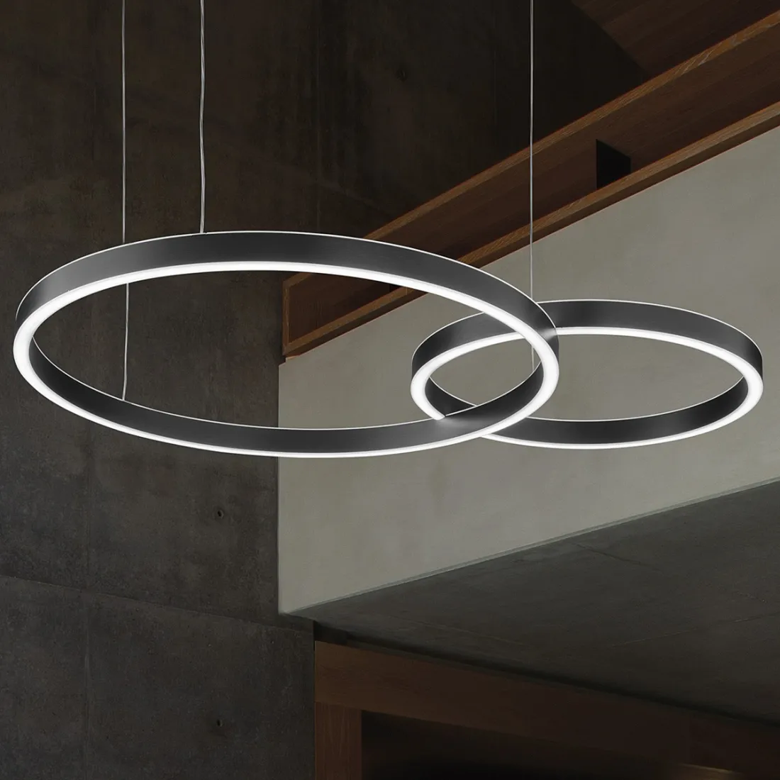 Moderner LED-Kronleuchter mit doppelter Emission Fratelli Braga LOOP 2128 S60 40 2