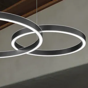 Moderner LED-Kronleuchter mit doppelter Emission Fratelli Braga LOOP 2128 S60 40 2
