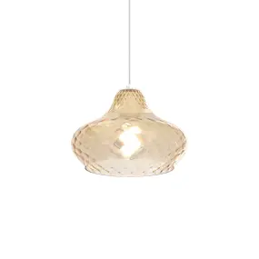 Lampadario vetro colorato Top Light DRESS 1191 BI S7 RMIX