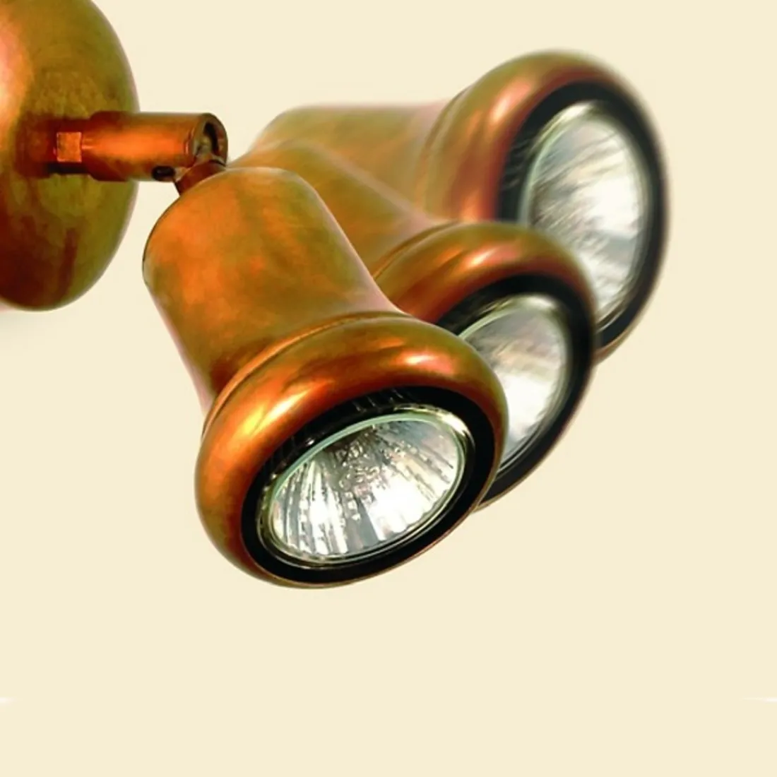 Beam BA-TILLY 4 Lichter klassische verstellbare Deckenleuchte Messing Interieur GU10 IP20