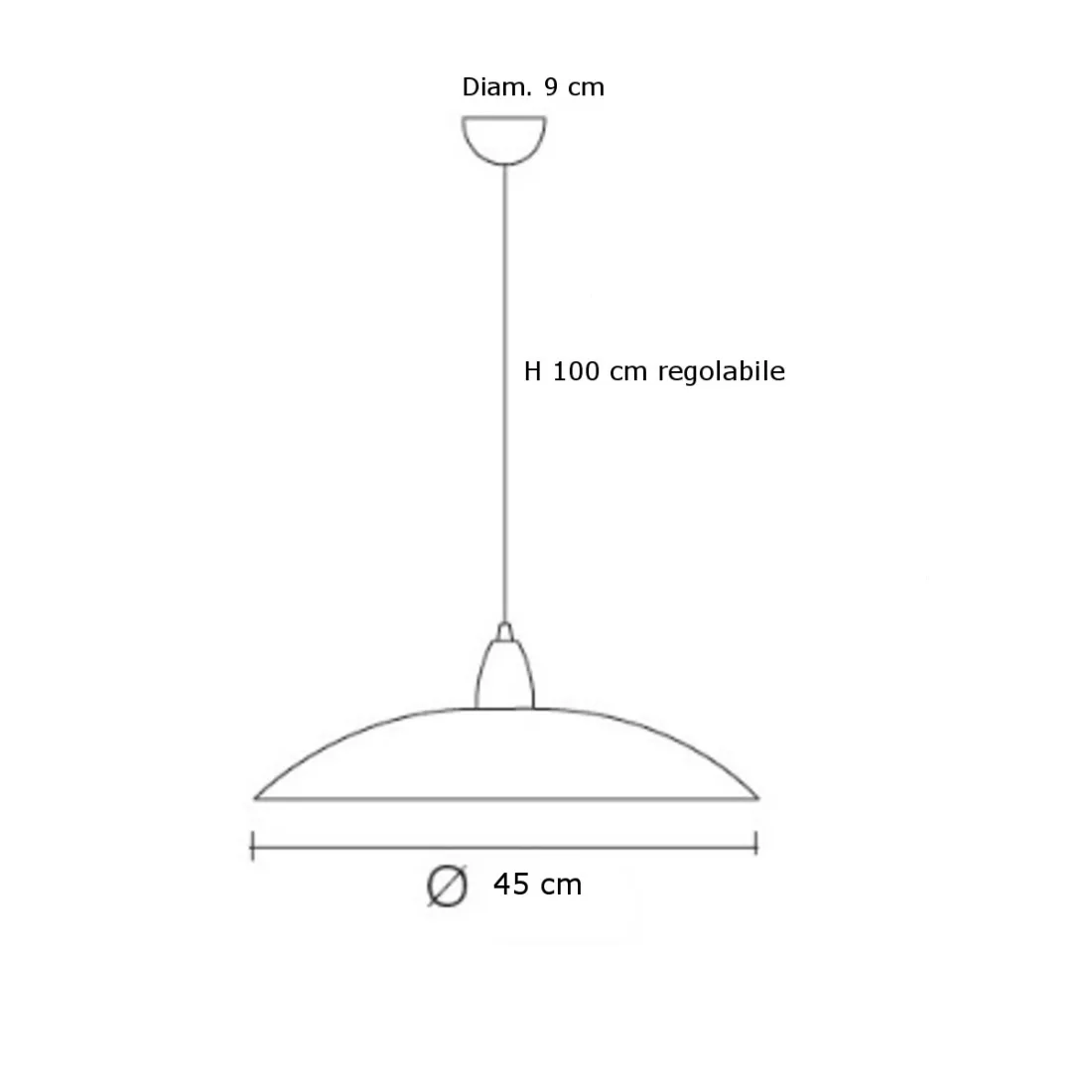 Sospensione ELISOP S45 Lampadari Bartalini