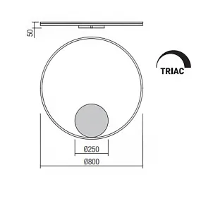 Applique led Redo GROUP ORBIT 01 1909 55W