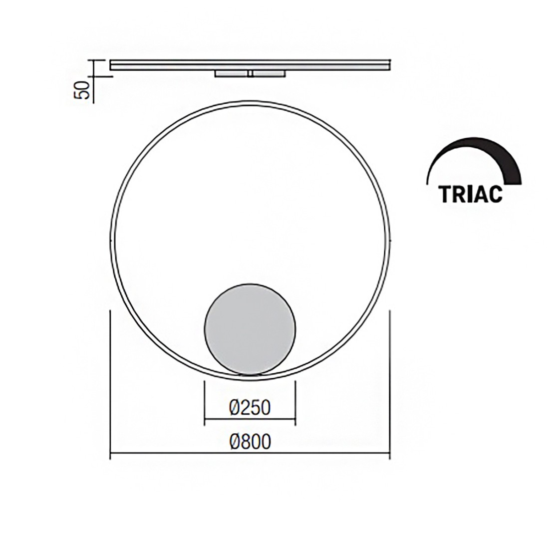 Applique led Redo GROUP ORBIT 01 1909 55W