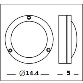 Applique SOL 1 OV 831 Lampadari Bartalini