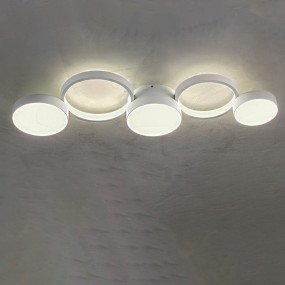 Plafoniera led dimmerabile Redo Group CRONOS 01 2539 2540 2541 3000°K 4137Lm lampada soffitto moderna