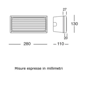 Applique murale encastrée Bartalini BRASS 894 lustres en laiton
