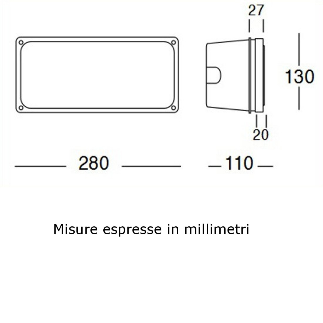 Einbaustrahler Lampadari Bartalini Messing Lampadari Bartalini für den Außenbereich