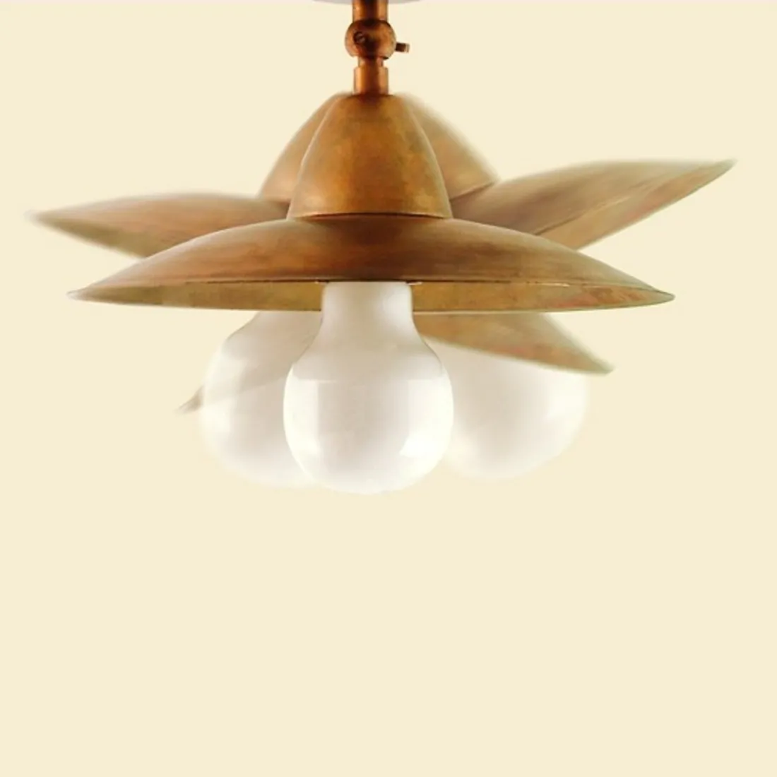 BA-ELITRA Deckenleuchte 4 Lichter Lampe Deckenwand klassisch rustikales Interieur E27