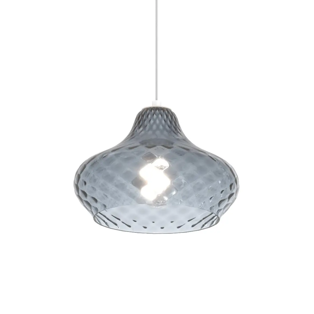 Lampadario vetro colorato Top Light DRESS 1191 BI S2 SMIX ZA