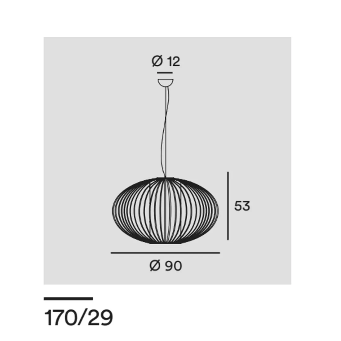 Gibas TITTI 170 29 P9 E27 LED araña moderna