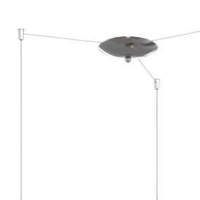 Lampadario vetro colorato Top Light DRESS 1191 CR S3 SMIX ZA E27 LED lampada soffitto moderna