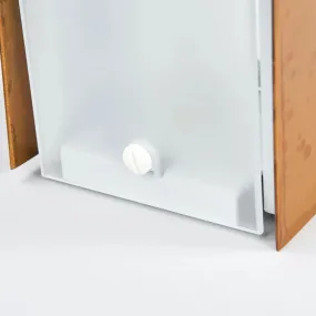 Applikation im Würfel-Stil für klassisch-rustikale Einrichtung. LED.