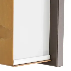 Aplique de pared clásico LED Gibas LOLA 929 42 E27 latón oxidado