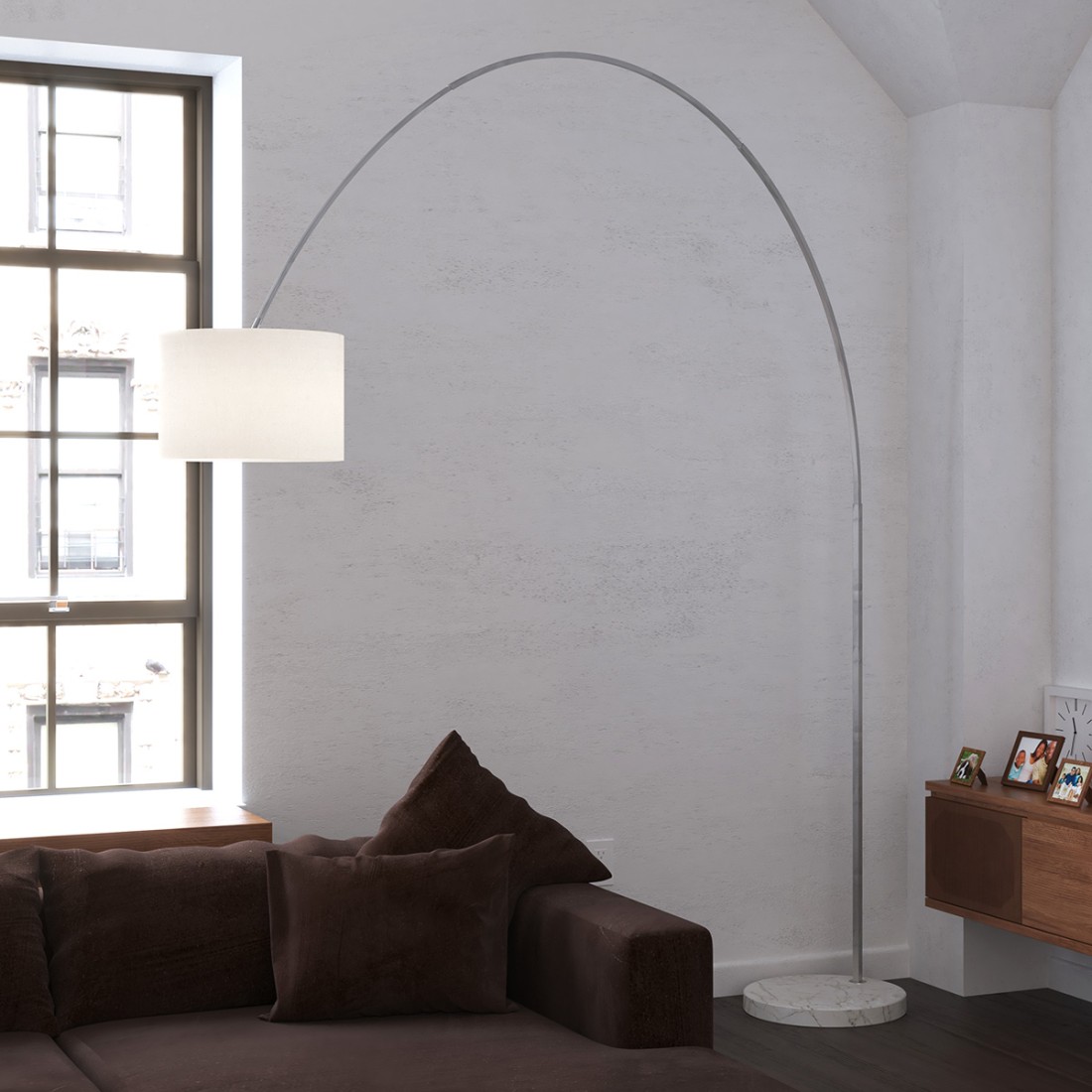 Piantana terra arco moderna Top Light TURNING 1187 B3