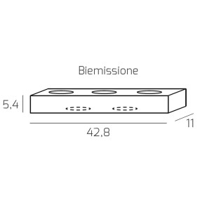 Top Light BEASIDE 1190 A5 moderne Wandleuchte