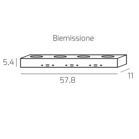 Top Light BEASIDE 1190 A7 moderne Wandleuchte