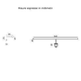 Applique moderno SCAMM PIPOL 1 PI231 LED