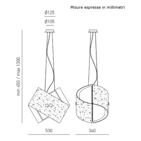 Pendelleuchte GE-CAMILLA SG E27 LED dekoriertes Glas modernes Interieur Kronleuchter