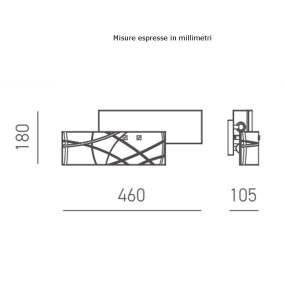 Applique Gea Luce FRIDA AP E14 LED