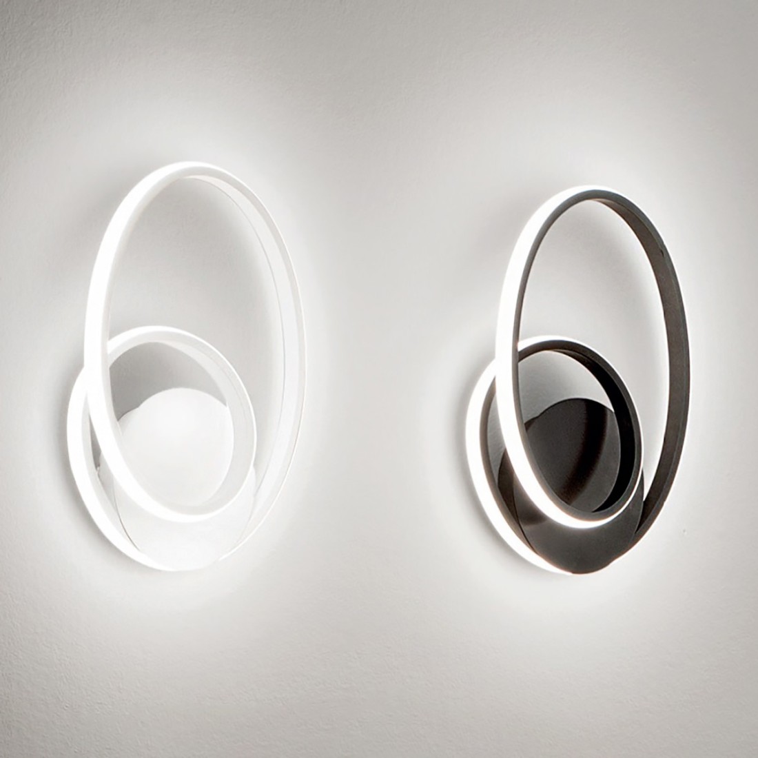 Gea Luce DIVA A LED applique murale moderne en aluminium et silicone