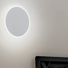 Applique moderno Gea Luce FORTUNA AG BIANCO 2560Lm lampada parete