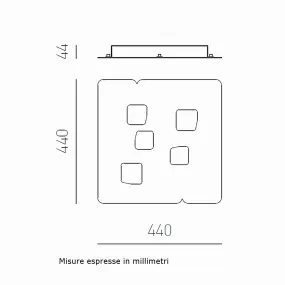 Plafonnier moderne Gea luce...