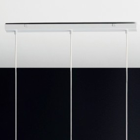 Sospensione vetro bianco Gea Luce NUMA BR3