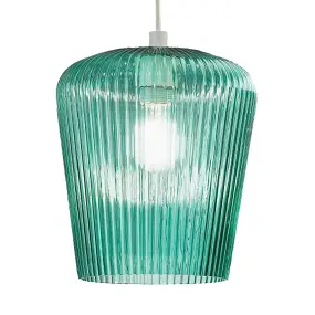 Gea Luce NUMA BT3 bernsteingrüne Glassuspension