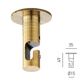 Sospensione vetro ambra Gea Luce NUMA BT3 OT